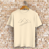 Bergsilhouette T-Shirt – Line Art