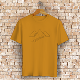 Bergsilhouette T-Shirt – Line Art