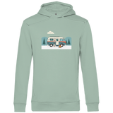 Vanlife Winter Hoodie  – Camper & Berge | Herren Premium Bio