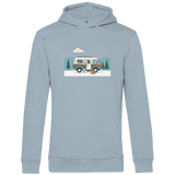Vanlife Winter Hoodie  – Camper & Berge | Herren Premium Bio