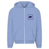 Bär Oversize Zipper Hoodie – Minimal Edition