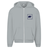 Bär Oversize Zipper Hoodie – Minimal Edition