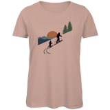Damen T-Shirt Skilanglauf – Spuren im Schnee