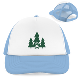 Outdoor Trucker Cap – Lagerfeuer & Tannen Edition