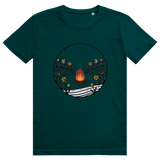 Lagerfeuer Kreis T-Shirt – Wildblumen Edition | Bio Herren