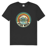 Stay Wild T-Shirt – Bergsee Retro | Bio Herren Outdoor