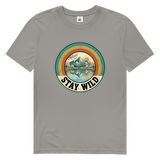 Stay Wild T-Shirt – Bergsee Retro | Bio Herren Outdoor