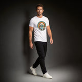 Stay Wild T-Shirt – Bergsee Retro | Bio Herren Outdoor