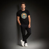 Stay Wild T-Shirt – Bergsee Retro | Bio Herren Outdoor